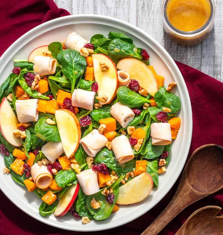 Harvest Salad with Spiced Cider Dressing