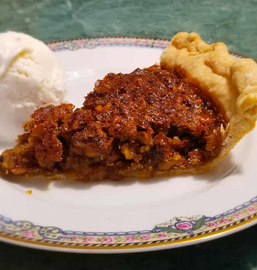 Spiced Cider and Walnut Pie